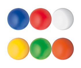 Squeeze ball, kneadable foam plastic