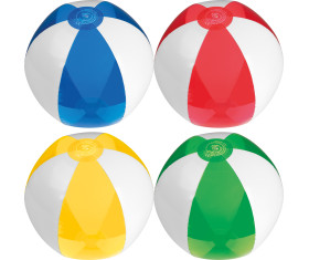 Beach ball bicolour coloured/transparent