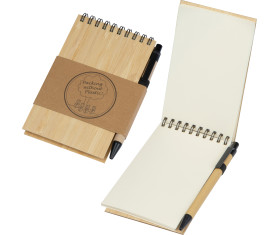 Bamboo notebook