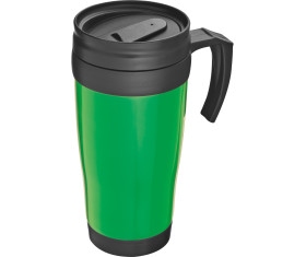 Plastic thermal travel mug – 400 ml