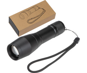 LED flashlight with 3 different light functions