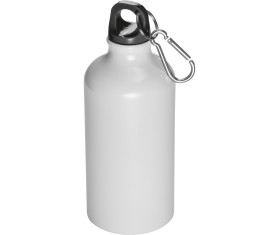 Trinkflasche aus Metall mit Karabinerhaken, 500ml